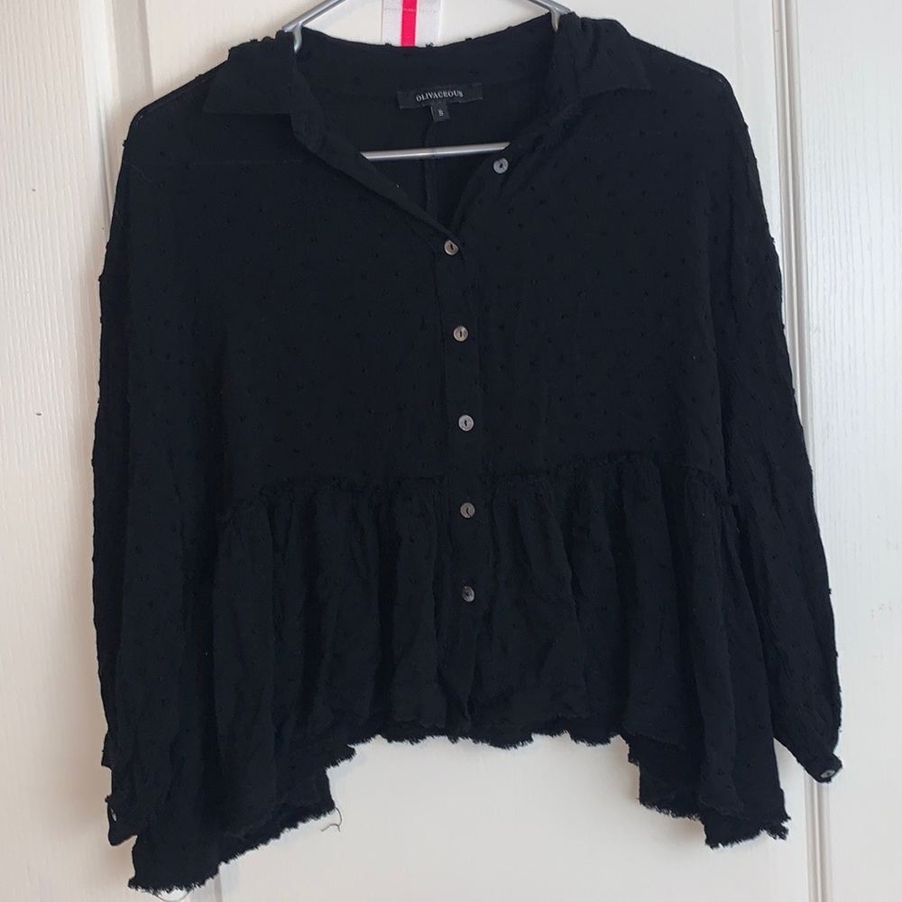 OLIVACEOUS blouse